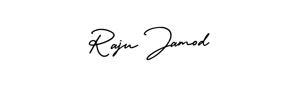 You can use this online signature creator to create a handwritten signature for the name Raju Jamod. This is the best online autograph maker. Raju Jamod signature style 3 images and pictures png