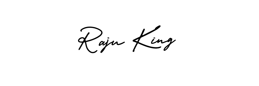 Best and Professional Signature Style for Raju King. AmerikaSignatureDemo-Regular Best Signature Style Collection. Raju King signature style 3 images and pictures png