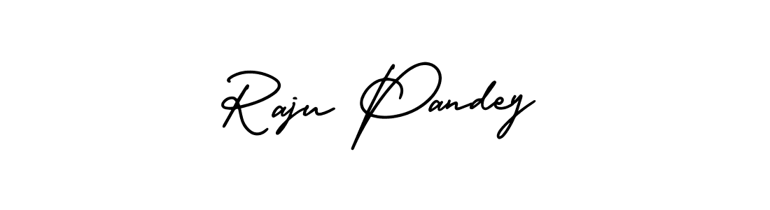 Design your own signature with our free online signature maker. With this signature software, you can create a handwritten (AmerikaSignatureDemo-Regular) signature for name Raju Pandey. Raju Pandey signature style 3 images and pictures png