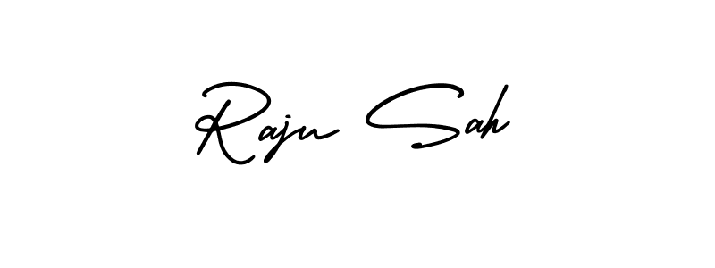 Make a beautiful signature design for name Raju Sah. With this signature (AmerikaSignatureDemo-Regular) style, you can create a handwritten signature for free. Raju Sah signature style 3 images and pictures png