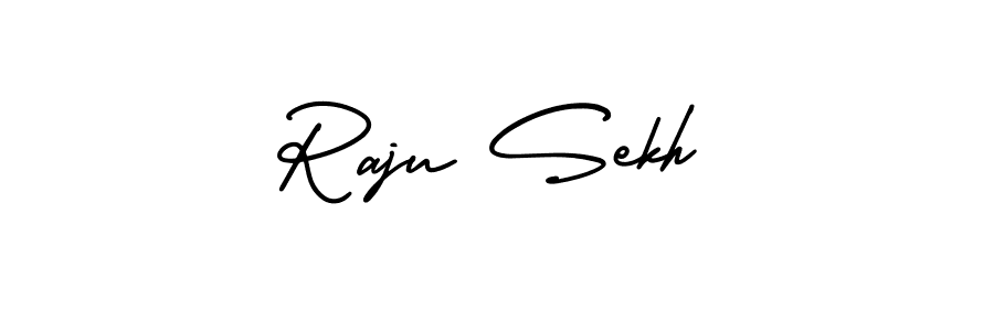 How to Draw Raju Sekh signature style? AmerikaSignatureDemo-Regular is a latest design signature styles for name Raju Sekh. Raju Sekh signature style 3 images and pictures png