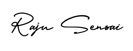 Get an exclusive digital autograph for Raju Sensai. The AmerikaSignatureDemo-Regular typeface captures the charm of real penmanship on paper. Raju Sensai signature style 3 images and pictures png