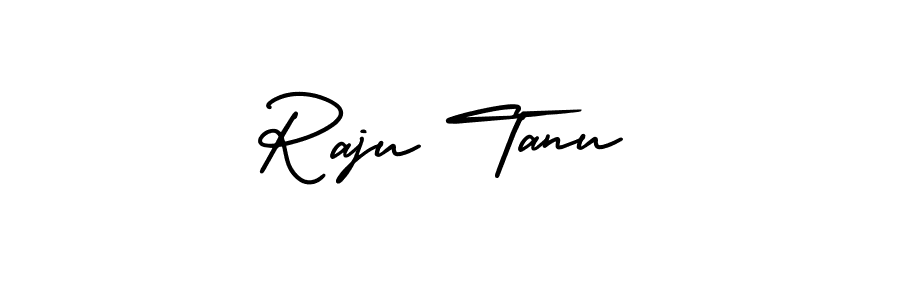 Create a beautiful signature design for name Raju Tanu. With this signature (AmerikaSignatureDemo-Regular) fonts, you can make a handwritten signature for free. Raju Tanu signature style 3 images and pictures png