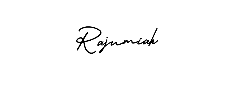 Also we have Rajumiah name is the best signature style. Create professional handwritten signature collection using AmerikaSignatureDemo-Regular autograph style. Rajumiah signature style 3 images and pictures png