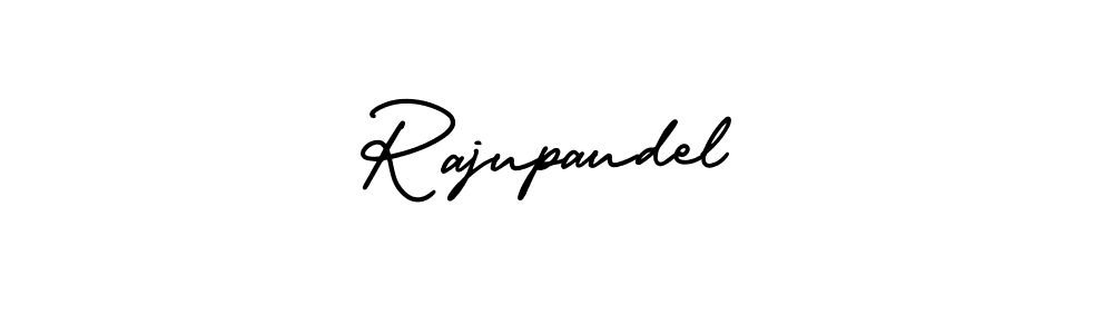 Also we have Rajupaudel name is the best signature style. Create professional handwritten signature collection using AmerikaSignatureDemo-Regular autograph style. Rajupaudel signature style 3 images and pictures png