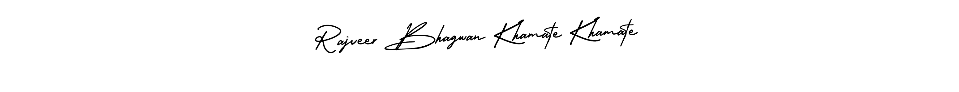 Make a short Rajveer Bhagwan Khamate Khamate signature style. Manage your documents anywhere anytime using AmerikaSignatureDemo-Regular. Create and add eSignatures, submit forms, share and send files easily. Rajveer Bhagwan Khamate Khamate signature style 3 images and pictures png