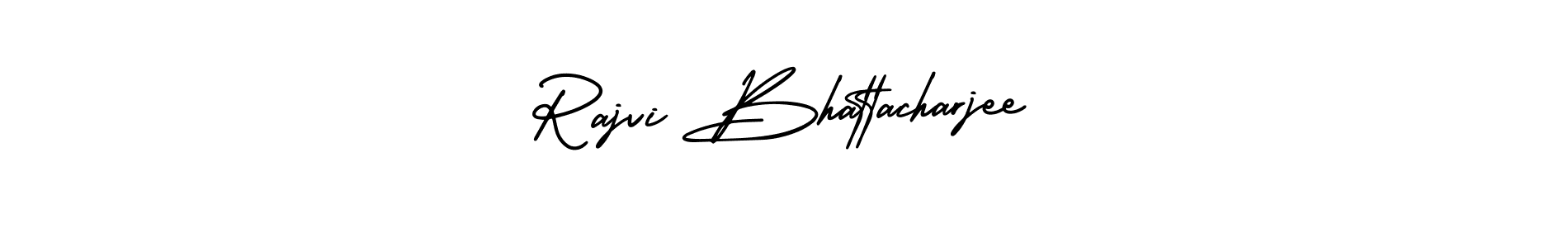 Rajvi Bhattacharjee stylish signature style. Best Handwritten Sign (AmerikaSignatureDemo-Regular) for my name. Handwritten Signature Collection Ideas for my name Rajvi Bhattacharjee. Rajvi Bhattacharjee signature style 3 images and pictures png