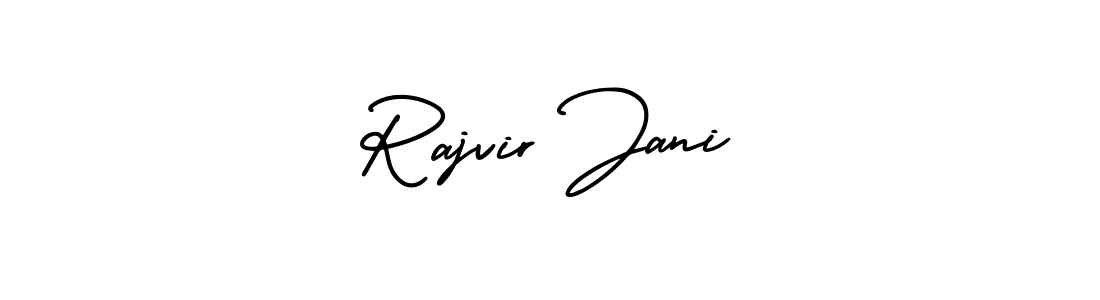 Best and Professional Signature Style for Rajvir Jani. AmerikaSignatureDemo-Regular Best Signature Style Collection. Rajvir Jani signature style 3 images and pictures png