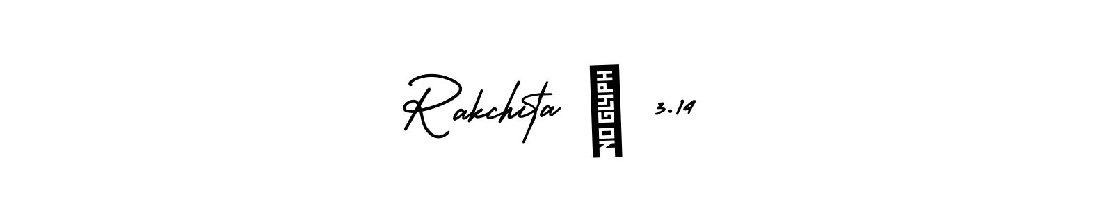 How to make Rakchita π 3.14 signature? AmerikaSignatureDemo-Regular is a professional autograph style. Create handwritten signature for Rakchita π 3.14 name. Rakchita π 3.14 signature style 3 images and pictures png