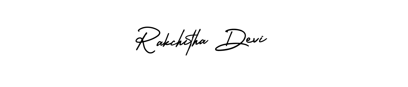 if you are searching for the best signature style for your name Rakchitha Devi. so please give up your signature search. here we have designed multiple signature styles  using AmerikaSignatureDemo-Regular. Rakchitha Devi signature style 3 images and pictures png