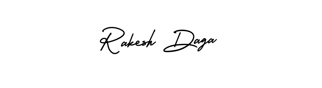 Also You can easily find your signature by using the search form. We will create Rakesh Daga name handwritten signature images for you free of cost using AmerikaSignatureDemo-Regular sign style. Rakesh Daga signature style 3 images and pictures png