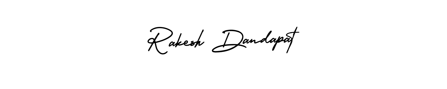 Create a beautiful signature design for name Rakesh Dandapat. With this signature (AmerikaSignatureDemo-Regular) fonts, you can make a handwritten signature for free. Rakesh Dandapat signature style 3 images and pictures png