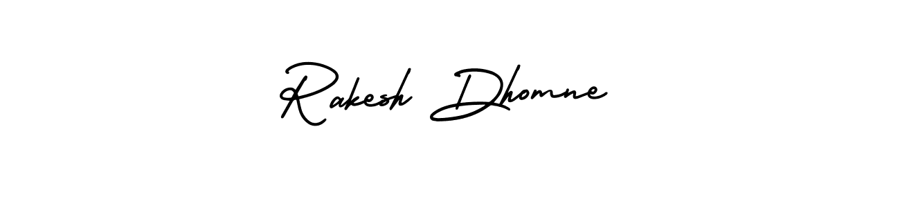 How to make Rakesh Dhomne signature? AmerikaSignatureDemo-Regular is a professional autograph style. Create handwritten signature for Rakesh Dhomne name. Rakesh Dhomne signature style 3 images and pictures png