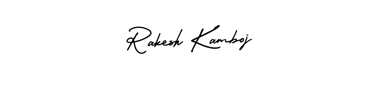 Use a signature maker to create a handwritten signature online. With this signature software, you can design (AmerikaSignatureDemo-Regular) your own signature for name Rakesh Kamboj. Rakesh Kamboj signature style 3 images and pictures png