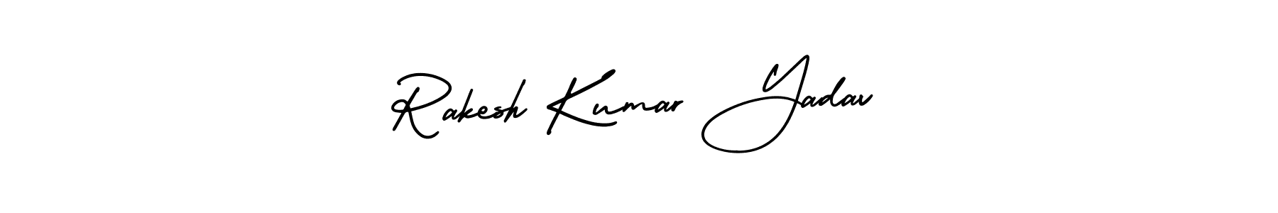 Design your own signature with our free online signature maker. With this signature software, you can create a handwritten (AmerikaSignatureDemo-Regular) signature for name Rakesh Kumar Yadav. Rakesh Kumar Yadav signature style 3 images and pictures png