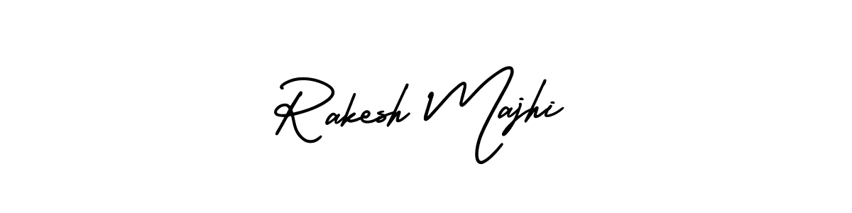 Design your own signature with our free online signature maker. With this signature software, you can create a handwritten (AmerikaSignatureDemo-Regular) signature for name Rakesh Majhi. Rakesh Majhi signature style 3 images and pictures png