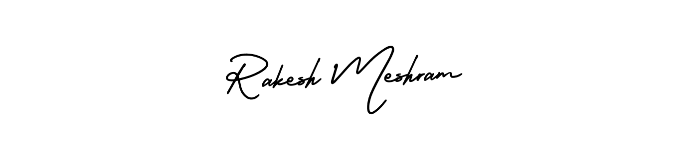 Design your own signature with our free online signature maker. With this signature software, you can create a handwritten (AmerikaSignatureDemo-Regular) signature for name Rakesh Meshram. Rakesh Meshram signature style 3 images and pictures png