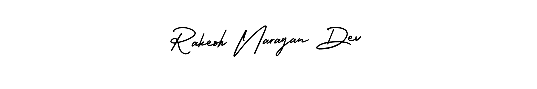 Make a beautiful signature design for name Rakesh Narayan Dev. With this signature (AmerikaSignatureDemo-Regular) style, you can create a handwritten signature for free. Rakesh Narayan Dev signature style 3 images and pictures png