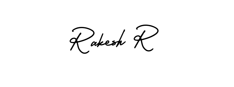 How to make Rakesh R signature? AmerikaSignatureDemo-Regular is a professional autograph style. Create handwritten signature for Rakesh R name. Rakesh R signature style 3 images and pictures png