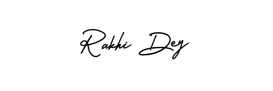 How to make Rakhi Dey signature? AmerikaSignatureDemo-Regular is a professional autograph style. Create handwritten signature for Rakhi Dey name. Rakhi Dey signature style 3 images and pictures png
