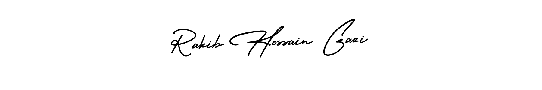 Make a short Rakib Hossain Gazi signature style. Manage your documents anywhere anytime using AmerikaSignatureDemo-Regular. Create and add eSignatures, submit forms, share and send files easily. Rakib Hossain Gazi signature style 3 images and pictures png