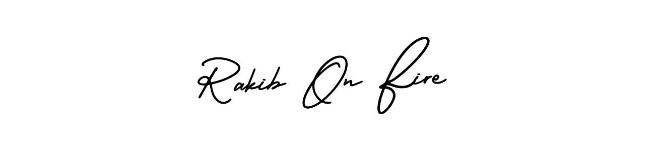 Here are the top 10 professional signature styles for the name Rakib On Fire. These are the best autograph styles you can use for your name. Rakib On Fire signature style 3 images and pictures png