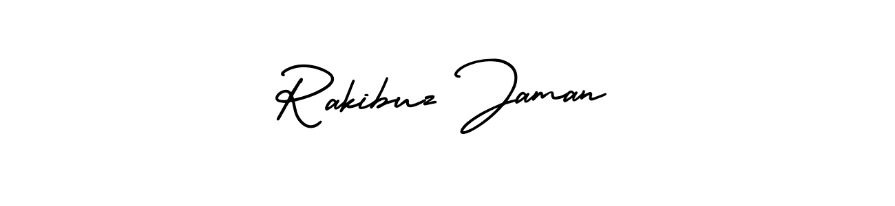 Use a signature maker to create a handwritten signature online. With this signature software, you can design (AmerikaSignatureDemo-Regular) your own signature for name Rakibuz Jaman. Rakibuz Jaman signature style 3 images and pictures png