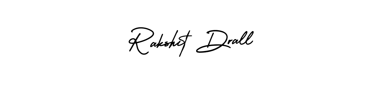 Also we have Rakshit Drall name is the best signature style. Create professional handwritten signature collection using AmerikaSignatureDemo-Regular autograph style. Rakshit Drall signature style 3 images and pictures png