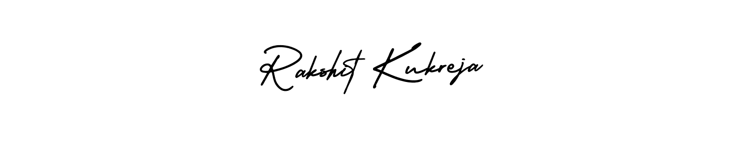 How to Draw Rakshit Kukreja signature style? AmerikaSignatureDemo-Regular is a latest design signature styles for name Rakshit Kukreja. Rakshit Kukreja signature style 3 images and pictures png