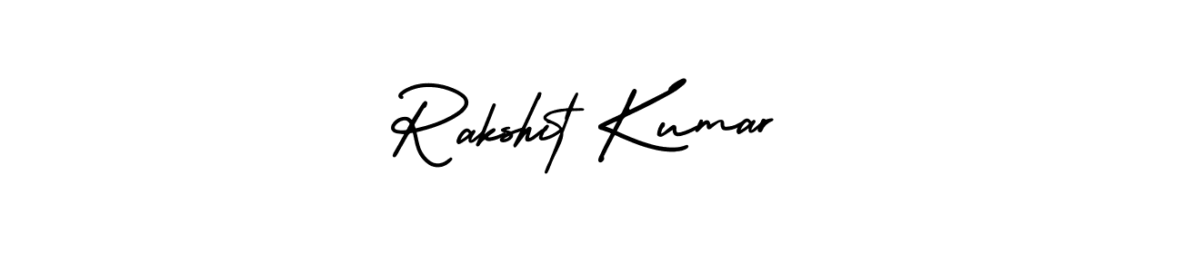 Create a beautiful signature design for name Rakshit Kumar. With this signature (AmerikaSignatureDemo-Regular) fonts, you can make a handwritten signature for free. Rakshit Kumar signature style 3 images and pictures png