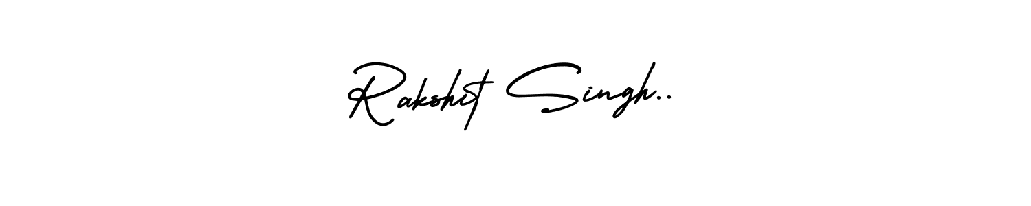 Design your own signature with our free online signature maker. With this signature software, you can create a handwritten (AmerikaSignatureDemo-Regular) signature for name Rakshit Singh... Rakshit Singh.. signature style 3 images and pictures png