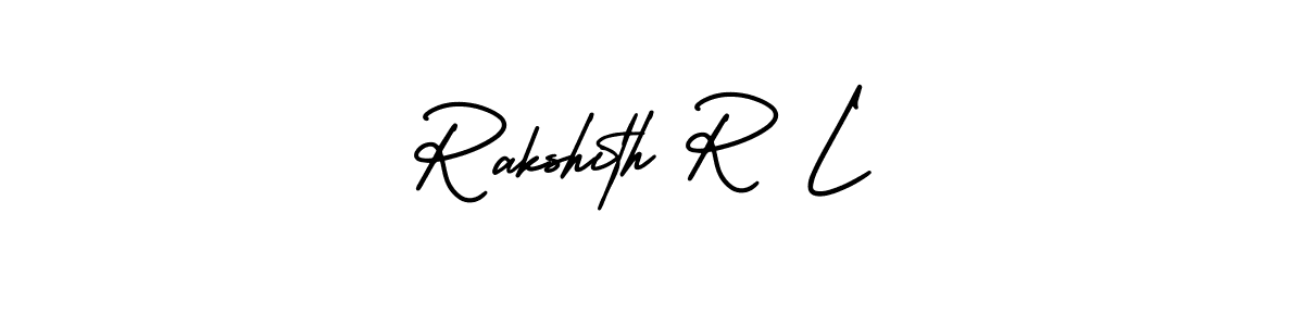 See photos of Rakshith R L official signature by Spectra . Check more albums & portfolios. Read reviews & check more about AmerikaSignatureDemo-Regular font. Rakshith R L signature style 3 images and pictures png