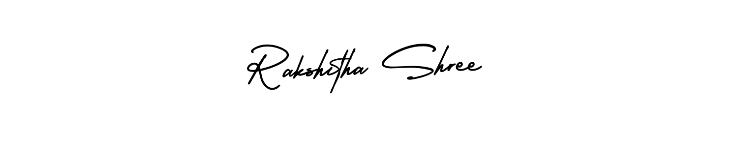 Also You can easily find your signature by using the search form. We will create Rakshitha Shree name handwritten signature images for you free of cost using AmerikaSignatureDemo-Regular sign style. Rakshitha Shree signature style 3 images and pictures png