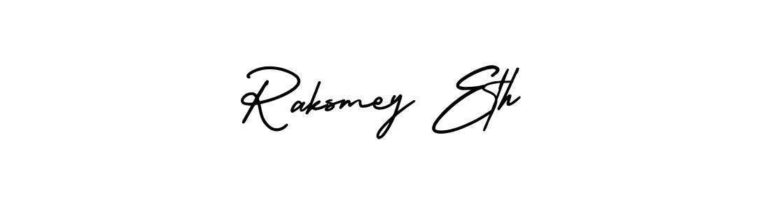Similarly AmerikaSignatureDemo-Regular is the best handwritten signature design. Signature creator online .You can use it as an online autograph creator for name Raksmey Eth. Raksmey Eth signature style 3 images and pictures png