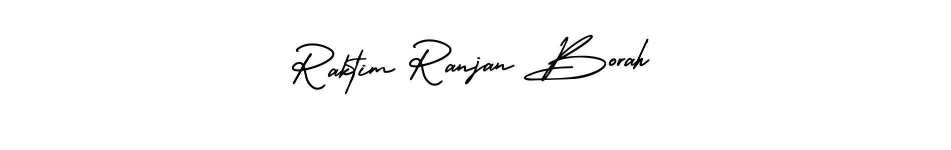 Design your own signature with our free online signature maker. With this signature software, you can create a handwritten (AmerikaSignatureDemo-Regular) signature for name Raktim Ranjan Borah. Raktim Ranjan Borah signature style 3 images and pictures png