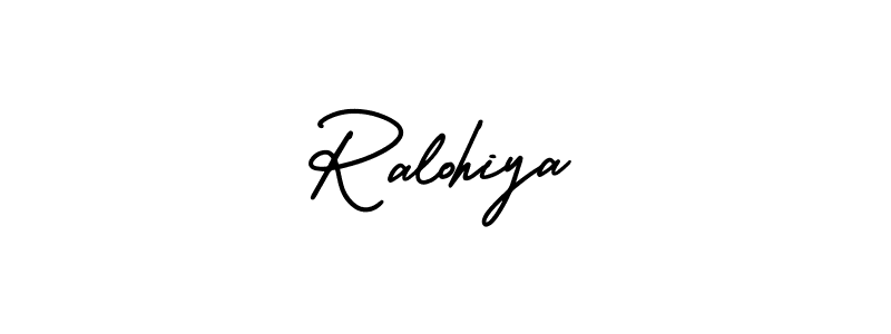 Check out images of Autograph of Ralohiya name. Actor Ralohiya Signature Style. AmerikaSignatureDemo-Regular is a professional sign style online. Ralohiya signature style 3 images and pictures png