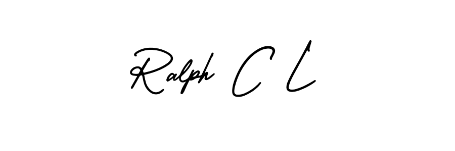 AmerikaSignatureDemo-Regular is a professional signature style that is perfect for those who want to add a touch of class to their signature. It is also a great choice for those who want to make their signature more unique. Get Ralph C L name to fancy signature for free. Ralph C L signature style 3 images and pictures png