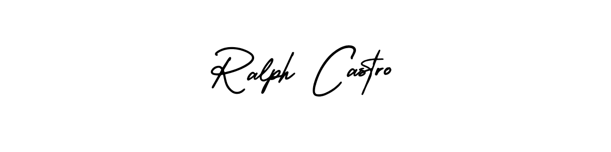 It looks lik you need a new signature style for name Ralph Castro. Design unique handwritten (AmerikaSignatureDemo-Regular) signature with our free signature maker in just a few clicks. Ralph Castro signature style 3 images and pictures png