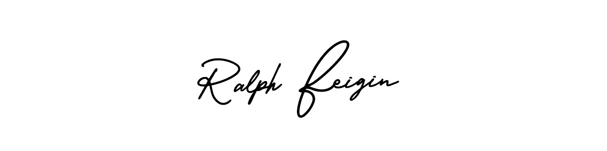 It looks lik you need a new signature style for name Ralph Feigin. Design unique handwritten (AmerikaSignatureDemo-Regular) signature with our free signature maker in just a few clicks. Ralph Feigin signature style 3 images and pictures png