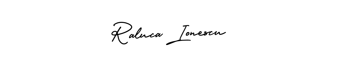 Also we have Raluca Ionescu name is the best signature style. Create professional handwritten signature collection using AmerikaSignatureDemo-Regular autograph style. Raluca Ionescu signature style 3 images and pictures png