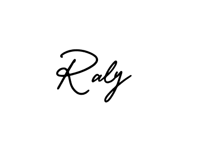 if you are searching for the best signature style for your name Raly. so please give up your signature search. here we have designed multiple signature styles  using AmerikaSignatureDemo-Regular. Raly signature style 3 images and pictures png