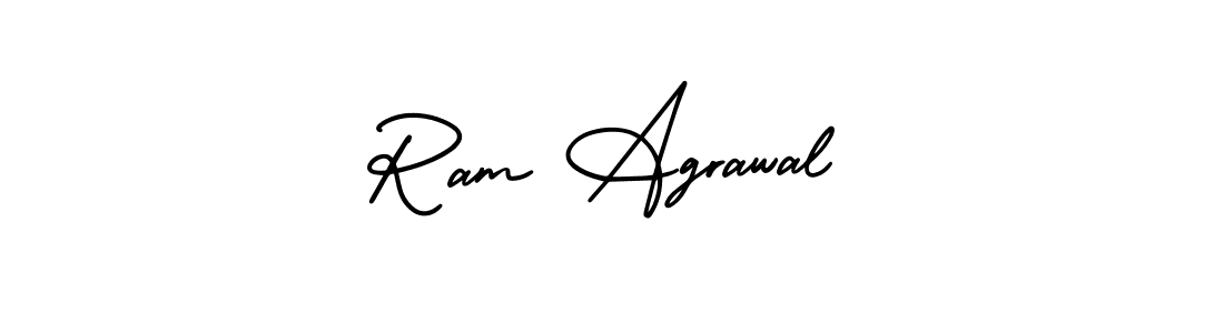 Ram Agrawal stylish signature style. Best Handwritten Sign (AmerikaSignatureDemo-Regular) for my name. Handwritten Signature Collection Ideas for my name Ram Agrawal. Ram Agrawal signature style 3 images and pictures png