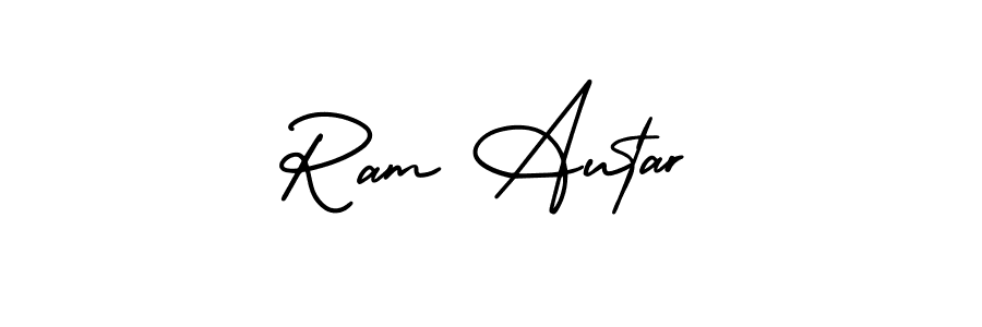 Also You can easily find your signature by using the search form. We will create Ram Autar name handwritten signature images for you free of cost using AmerikaSignatureDemo-Regular sign style. Ram Autar signature style 3 images and pictures png