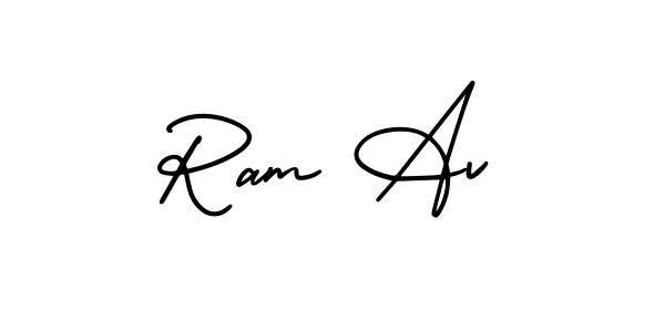 Best and Professional Signature Style for Ram Av. AmerikaSignatureDemo-Regular Best Signature Style Collection. Ram Av signature style 3 images and pictures png