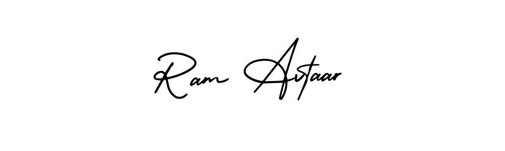 Ram Avtaar stylish signature style. Best Handwritten Sign (AmerikaSignatureDemo-Regular) for my name. Handwritten Signature Collection Ideas for my name Ram Avtaar. Ram Avtaar signature style 3 images and pictures png
