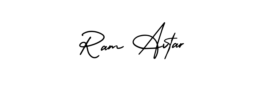 Check out images of Autograph of Ram Avtar name. Actor Ram Avtar Signature Style. AmerikaSignatureDemo-Regular is a professional sign style online. Ram Avtar signature style 3 images and pictures png