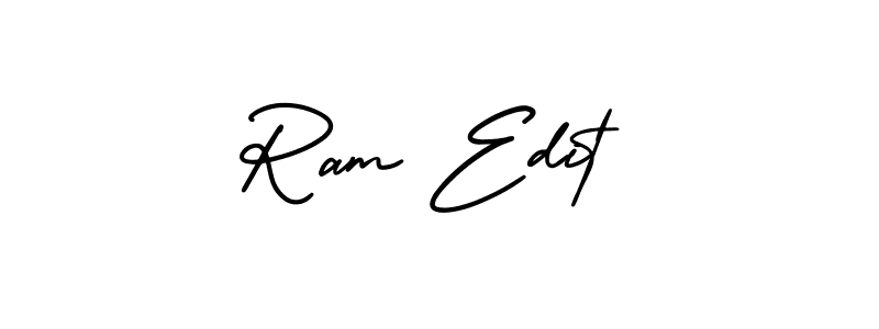 How to Draw Ram Edit signature style? AmerikaSignatureDemo-Regular is a latest design signature styles for name Ram Edit. Ram Edit signature style 3 images and pictures png