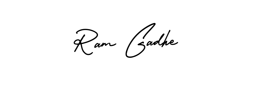 Also You can easily find your signature by using the search form. We will create Ram Gadhe name handwritten signature images for you free of cost using AmerikaSignatureDemo-Regular sign style. Ram Gadhe signature style 3 images and pictures png