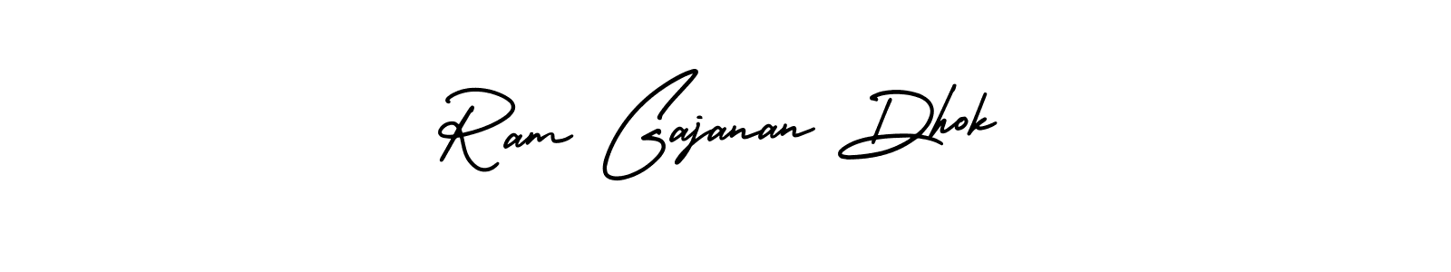 Make a beautiful signature design for name Ram Gajanan Dhok. With this signature (AmerikaSignatureDemo-Regular) style, you can create a handwritten signature for free. Ram Gajanan Dhok signature style 3 images and pictures png