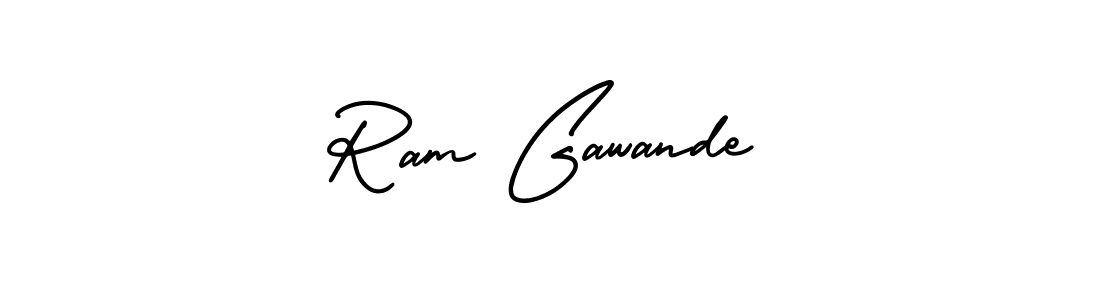 Make a short Ram Gawande signature style. Manage your documents anywhere anytime using AmerikaSignatureDemo-Regular. Create and add eSignatures, submit forms, share and send files easily. Ram Gawande signature style 3 images and pictures png